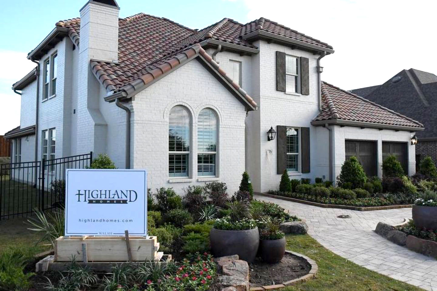 The Highland Homes model home ready to open in April of 2017.
