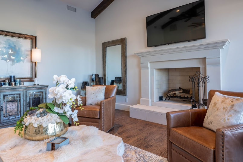 The 2019 Fort Worth Magazine Dream Home Living Room