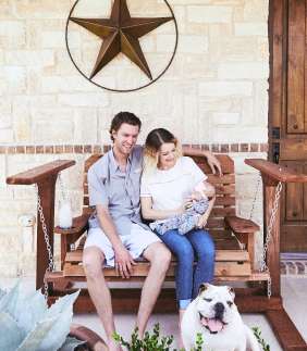 The Holleman family enjoying life at Walsh