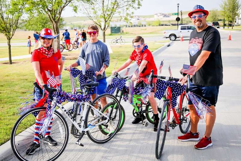 First Annual Walsh Independence Day Parade