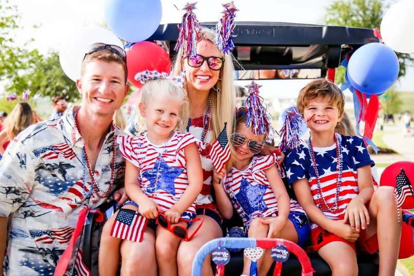 First Annual Walsh Independence Day Parade