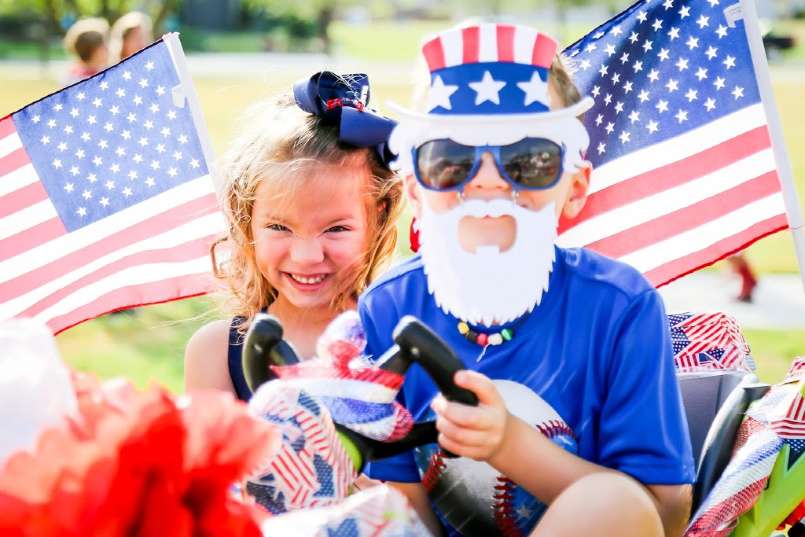 First Annual Walsh Independence Day Parade
