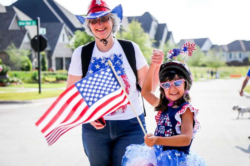 First Annual Walsh Independence Day Parade