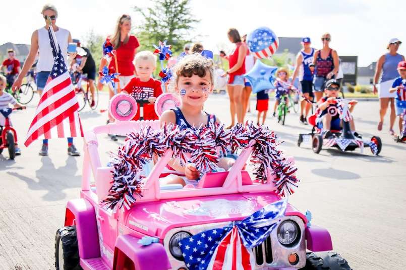 First Annual Walsh Independence Day Parade