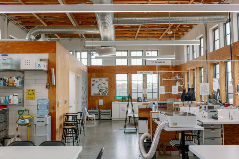 Makerspace interior
