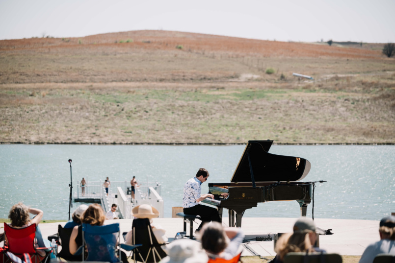 2017 Cliburn Silver Medalist Kenny Broberg playing a special concert in Lake Park.