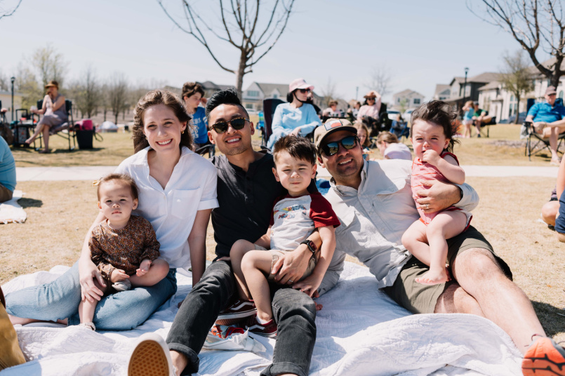 Residents enjoying Countdown to the Cliburn concert