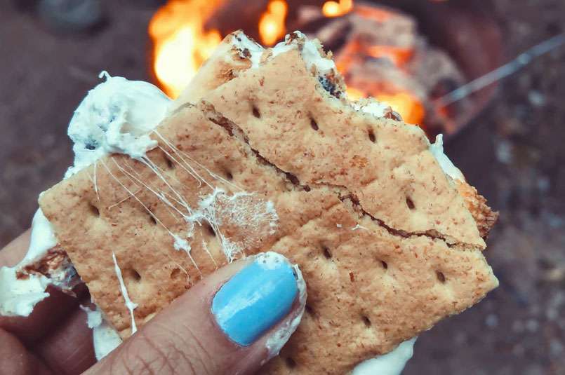 Make your smores at the Walsh Makerspace firepits