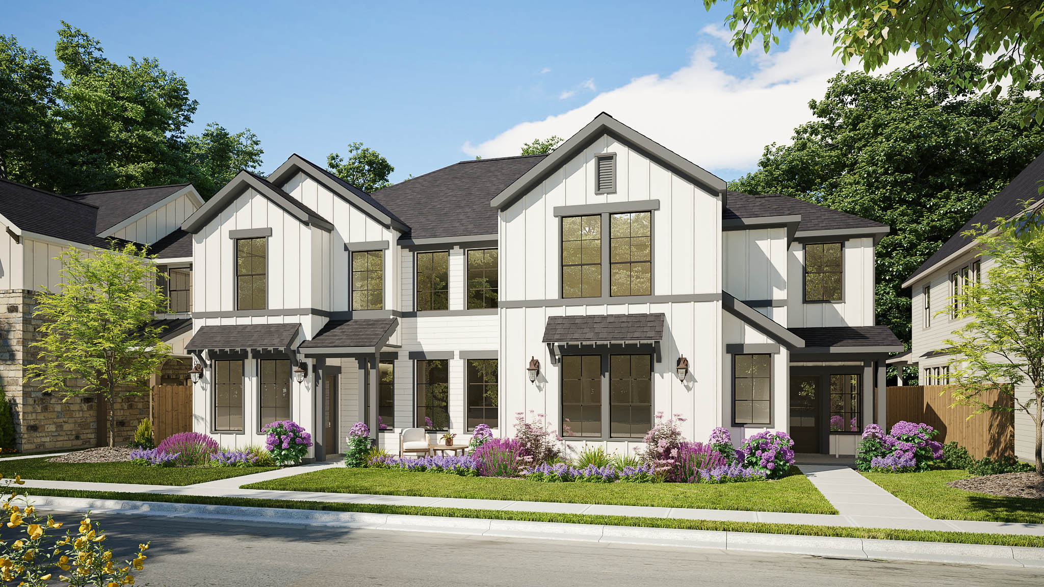 Perry Homes townhome design