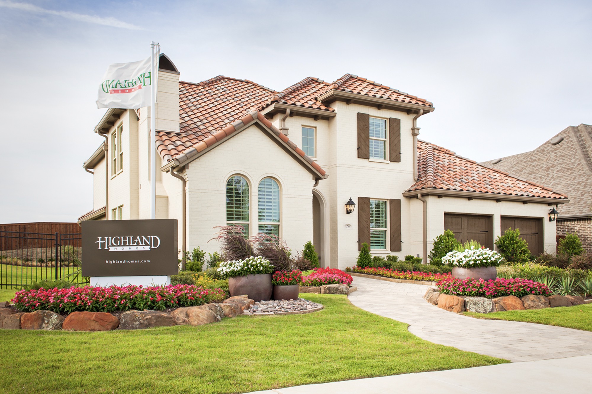 Highland Homes Model Home At Walsh