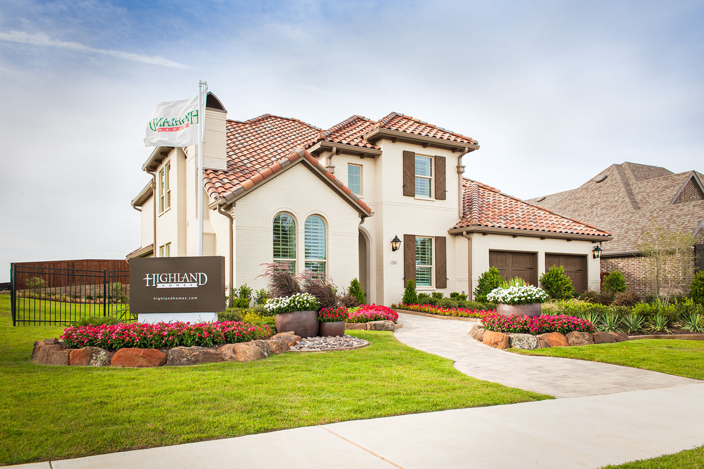 Highland Homes model home in Founders Park