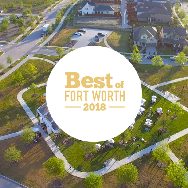 Walsh Named Best Neighborhood In Fort Worth