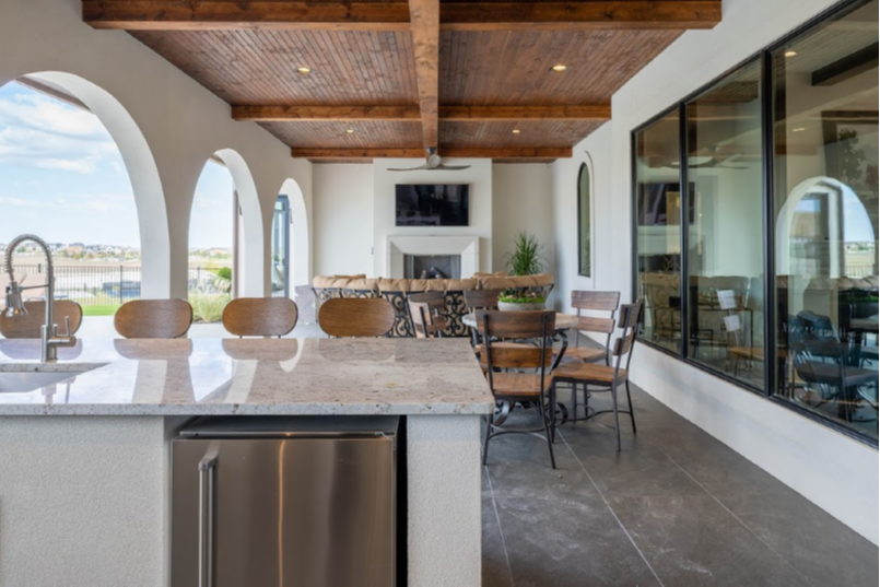 The 2019 Fort Worth Magazine Dream Home Outdoor Living Area